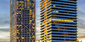 City Lights Prints: Barcelona, Catalonia, Spain, Southern Europe
