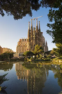 Sagrada Familia Prints: Barcelona, Catalonia, Spain, Southern Europe