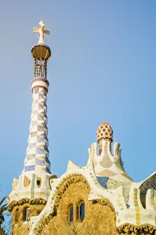 Parc Guell Prints: Barcelona, Catalonia, Spain, Southern Europe