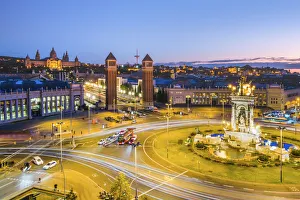 National Palace Prints: Barcelona, Catalonia, Spain, Southern Europe