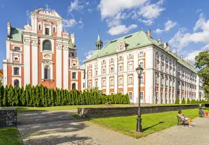 Buiiding Prints: The Baroque Jesuit College in Poznan, Frederic Chopin Park, Old Town, Poznan, Poland