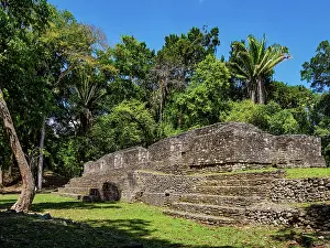 Mythical Prints: Barrio Group, Caracol Archaeological Site, Cayo District, Belize