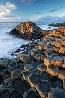 November Prints: Basalt columns on the Giant's Causeway World Heritage Site on the Causeway Coast