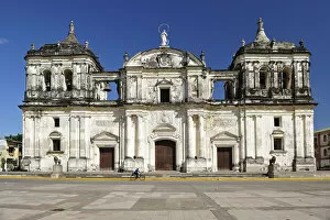 Basilica Catedral de la Asuncion, Leon, Nicaragua, Central America