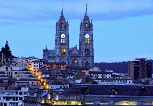Images Dated 6th January 2014: Basilica del Voto Nacional (Basilica of the National Vow), Old Town, Centro Historico