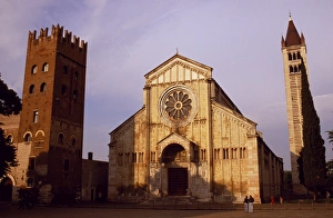 Church Tower Gallery: Basilica di San Zeno Maggiore one of the most significant