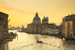Images Dated 19th September 2019: Basilica di Santa Maria della Salute, Grand Canal, Venice, Veneto, Italy
