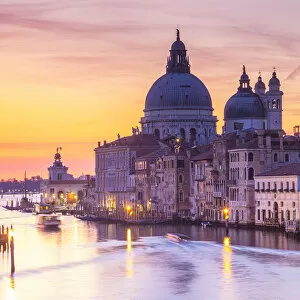 Venice Collection: Basilica di Santa Maria della Salute, Grand Canal, Venice, Veneto, Italy