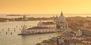 Venice Collection: Basilica di Santa Maria della Salute, Grand Canal, Venice, Veneto, Italy