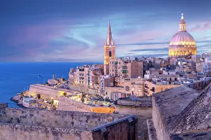 Dome Prints: Basilica of our Lady of Mount Carmel Dome and St