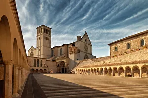 Assisi Prints: Basilica of Saint Francis of Assisi, Assisi, Umbria, Italy