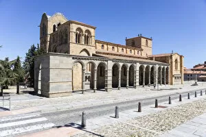 The Basilica of San Vicente, a Romanesque church outside the walled city of Avila