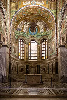 Basilica of San Vitale, which has important examples of early Christian Byzantine art