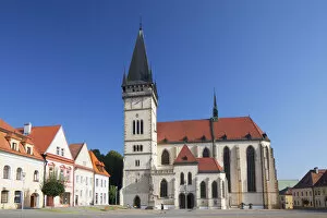 Images Dated 20th November 2013: Basilica of St Egidius in Radnicne Square, Bardejov (UNESCO World Heritage Site)