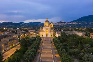 Assisi Prints: The Basilica of St. Mary of the Angels, Assisi, Perugia district, Umbria, Europe