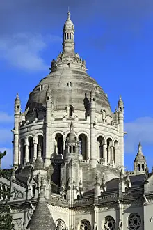 Basilica Of St Prints: Basilica of St. Therese, Lisieux, Calvados departement, Lower Normandy, France