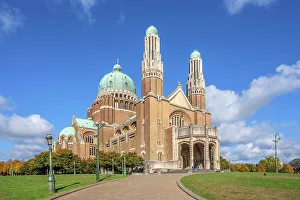 Belgium Prints: Basilique nationale du Sacre-Coeur, Brussels, Belgium
