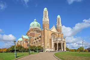 Images Dated 20th January 2023: Basilique nationale du Sacre-Coeur, Brussels, Belgium