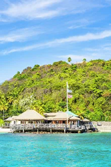 Images Dated 6th April 2023: Basils Bar, Mustique, Grenadines, Saint Vincent and the Grenadines Islands, Caribbean