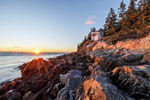 Bar Harbor Prints: Bass Harbour Lighthouse, Acadia National Park, Bar Harbor, Maine, United States