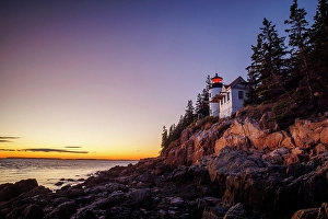 Bar Harbor Prints: Bass Harbour Lighthouse, Acadia National Park, Bar Harbor, Maine, United States