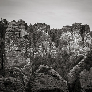 Bastei, Saxon Switzerland National Park, Saxony, Germany