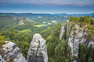Bastei, Saxon Switzerland National Park, Saxony, Germany