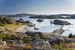 Coast Collection: Bathing in sea, Skarhamn on island of Tjorn, Bohuslan, on West Coast of Sweden
