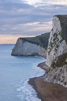 Bats Head cliff on the Jurassic Coast World Heritage Site, Durdle Door, Dorset