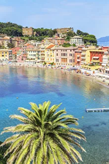 Building Structure Prints: Bay of silence, Sestri Levante, Liguria, Italy, Europe