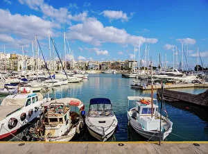 Piraeus Prints: Bay of Zea or Pasalimani, marina, Piraeus, Attica, Greece
