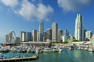Highrise Prints: Bayside Marketplace Miami City, South Florida, USA