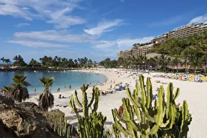 Beach of Arguineguin, Gran Canaria, Canary Islands, Spain