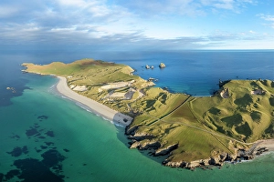Dunes Prints: Beach at Balnakeil Bay, Faraid head, near Durness in Sutherland, Scotland, UK