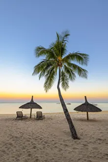 Images Dated 5th February 2019: The beach of the Beachcomber Paradis Hotel, Le Morne Brabant Peninsula, Black River