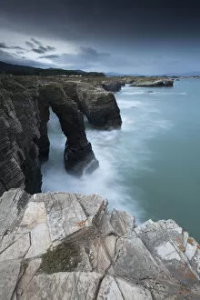 National Landmark Gallery: Beach of the Cathedrals, Ribadeo, Lugo, Galicia, Spain, Europe