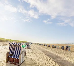 North Beach Prints: Beach chairs on the northern beach of Norderney