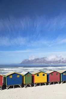 Cape Town Gallery: Beach huts on Muizenburg beach, Cape Town, Western Cape, South Africa