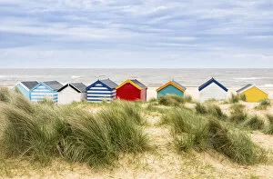 Images Dated 2nd February 2022: Beach huts in Southwold, Suffolk, England