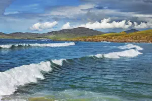 Harris Prints: Beach impression Rubha Romaigidh on Harris - United Kingdom, Scotland, Outer Hebrides