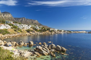 Western Prints: Beach near Camps Bay in Cape Town, Western Cape, South Africa