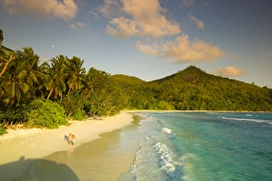 Beach in southern Mahe, Seychelles