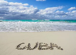 Cuba Prints: Beach in Varadero, Matanzas Province, Cuba