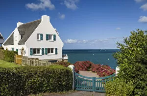 Finistere Collection: Beach villa in Carantec, Finistere, Brittany, France