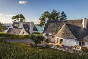 Finistere Collection: Beach villas in Carantec, Finistere, Brittany, France