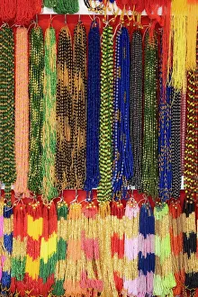 Shop Prints: Bead necklaces for sale, Kathmandu, Nepal