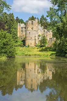 Burg Prints: Beaufort castle, Kanton Echternach, Luxembourg
