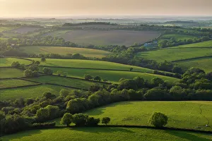 Images Dated 12th June 2023: Beautiful rolling countryside in Dartmoor National Park, Devon, England. Spring (May) 2023