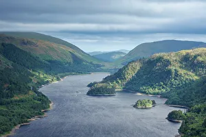 Fells Prints: Beautiful view over Thirlmere Reservoir, the Lake District, England