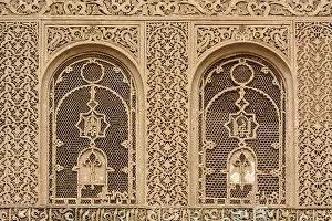 Images Dated 2nd July 2014: Beautifull stucco work in the Ben Youssef Medersa